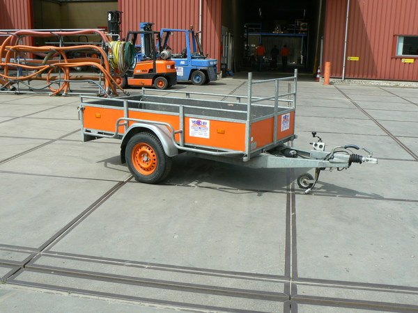 Aanhangwagen enkelasser | 2,5 meter