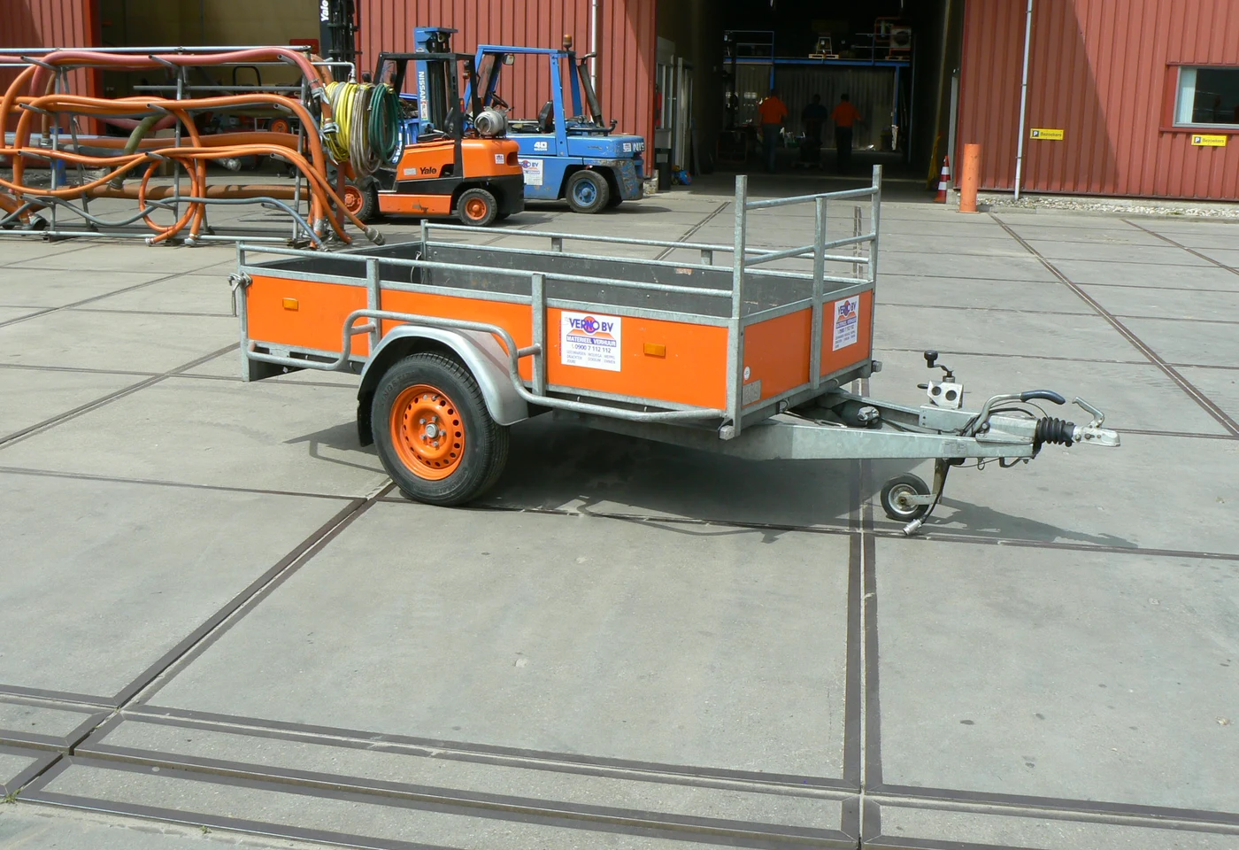 Aanhangwagen enkelasser | 2,5 meter