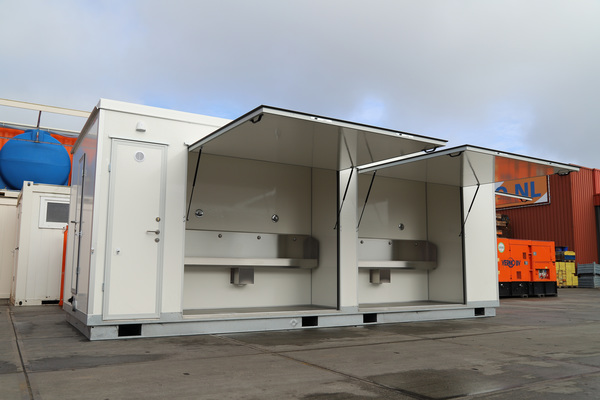 Toilet-unit heren uitvoering 20 ft.