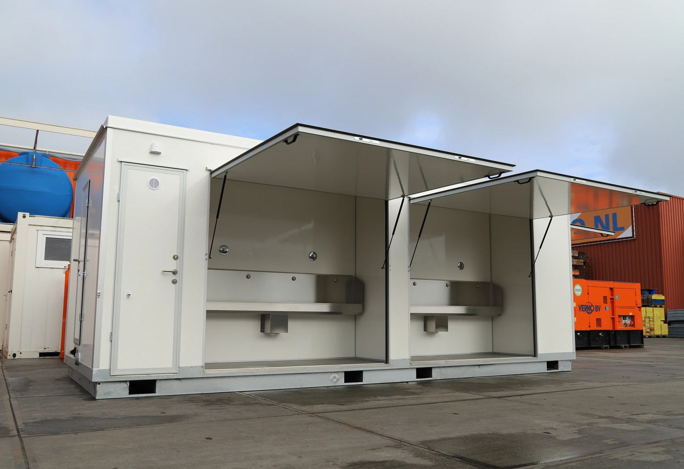 Toilet-unit heren uitvoering 20 ft.