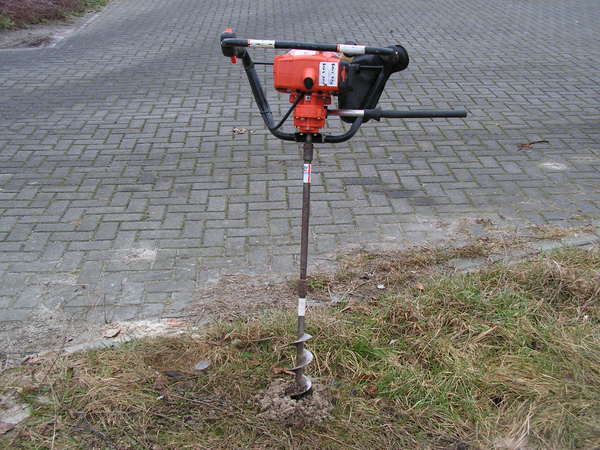 Motorgrondboor Benzine 1 pers.
