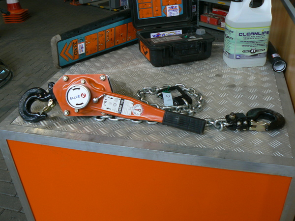Rateltakel | 3.000 kilo | 1,5 meter