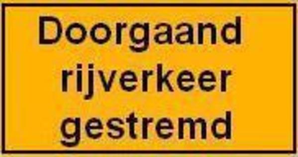 Tekstbord geel 100 x 50