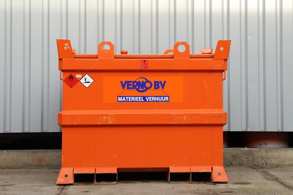 Brandstoftank 1.000 liter | IBC keur