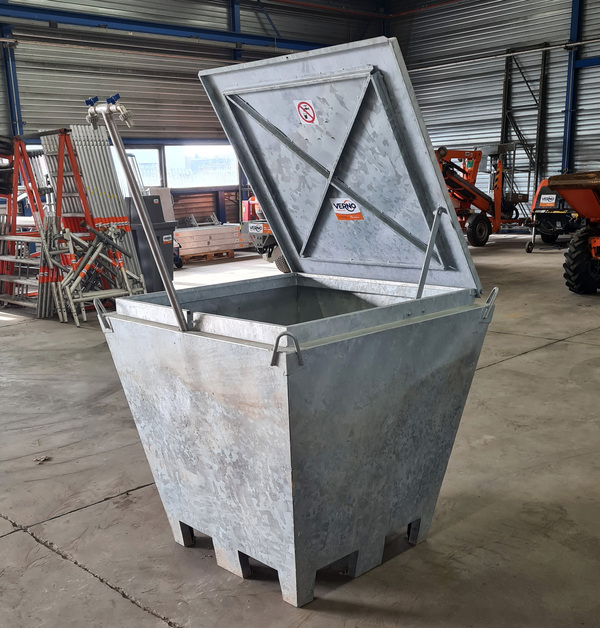 Bouwwaterput staal met kranen