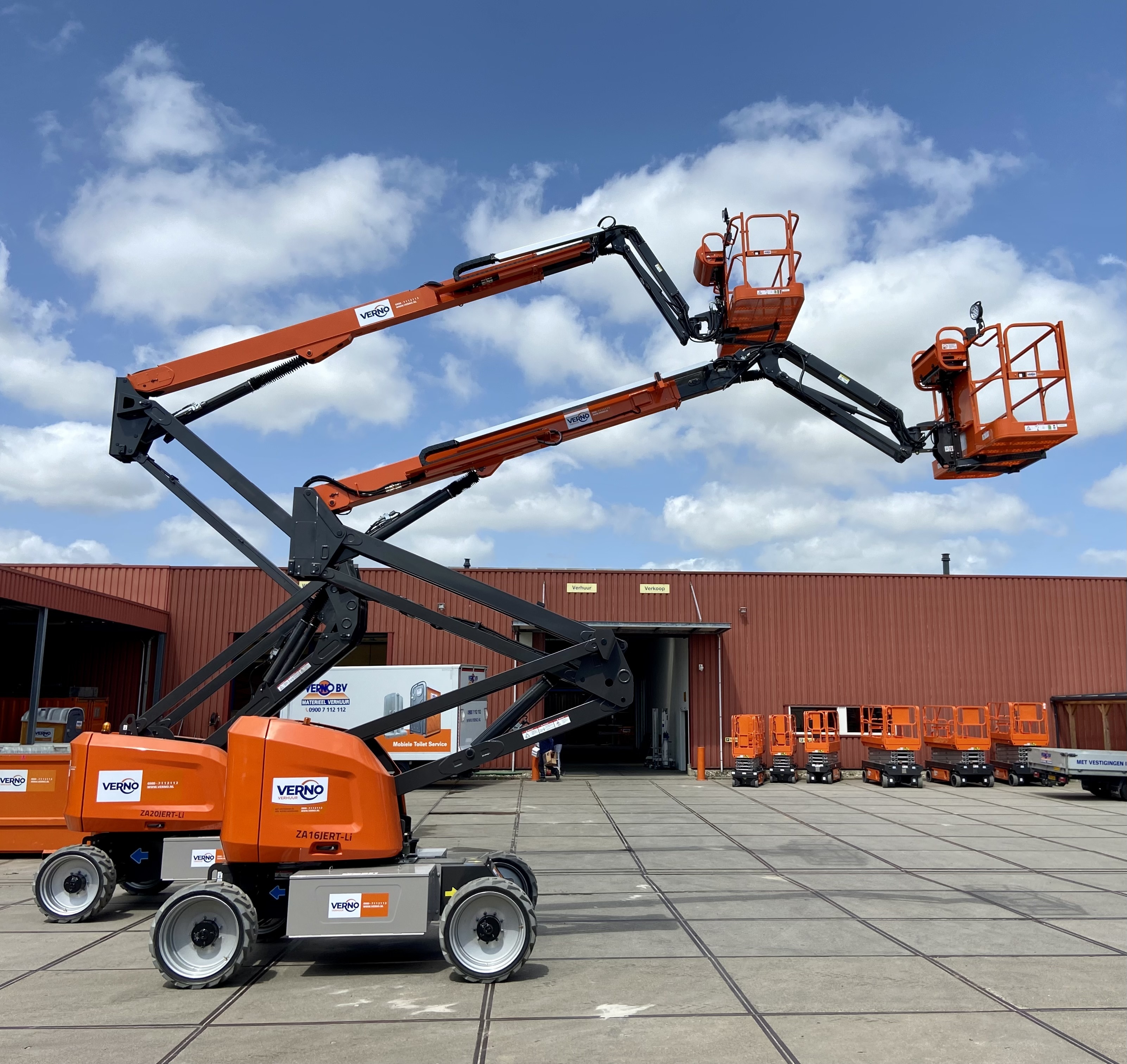 Knik-telescoophoogwerkers 17,8 en 21,4 meter | Accu