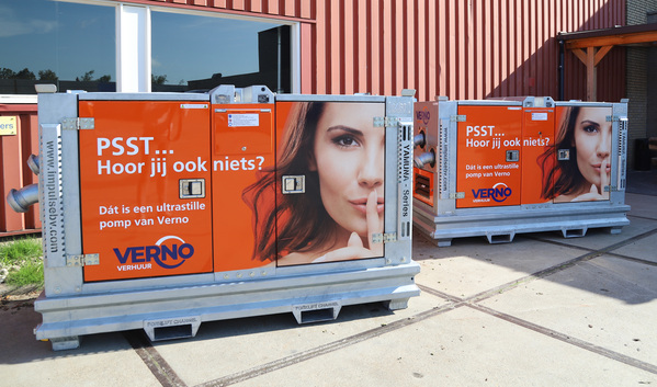4" Bronneringspomp 60 m³ | Diesel | Supergeluidgedempt