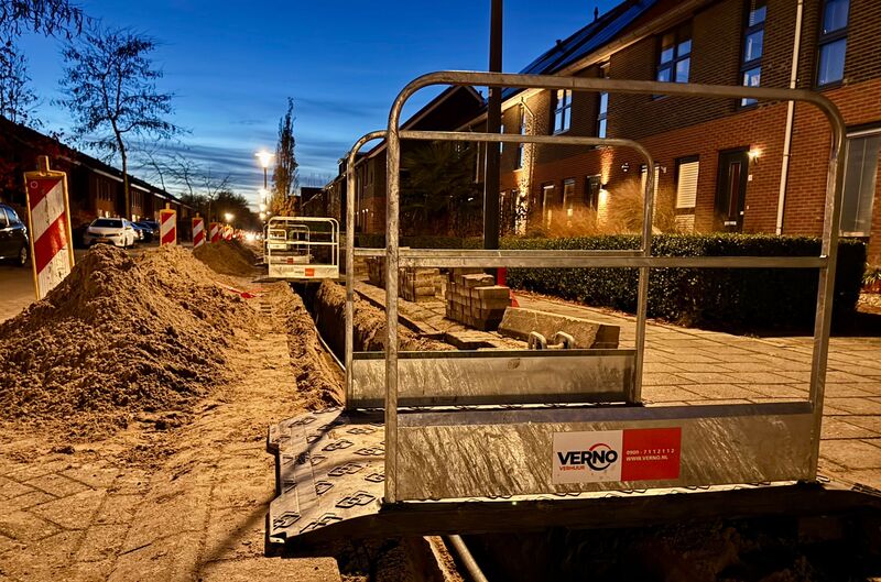 Loopbrug kunststof 170 cm met leuningen