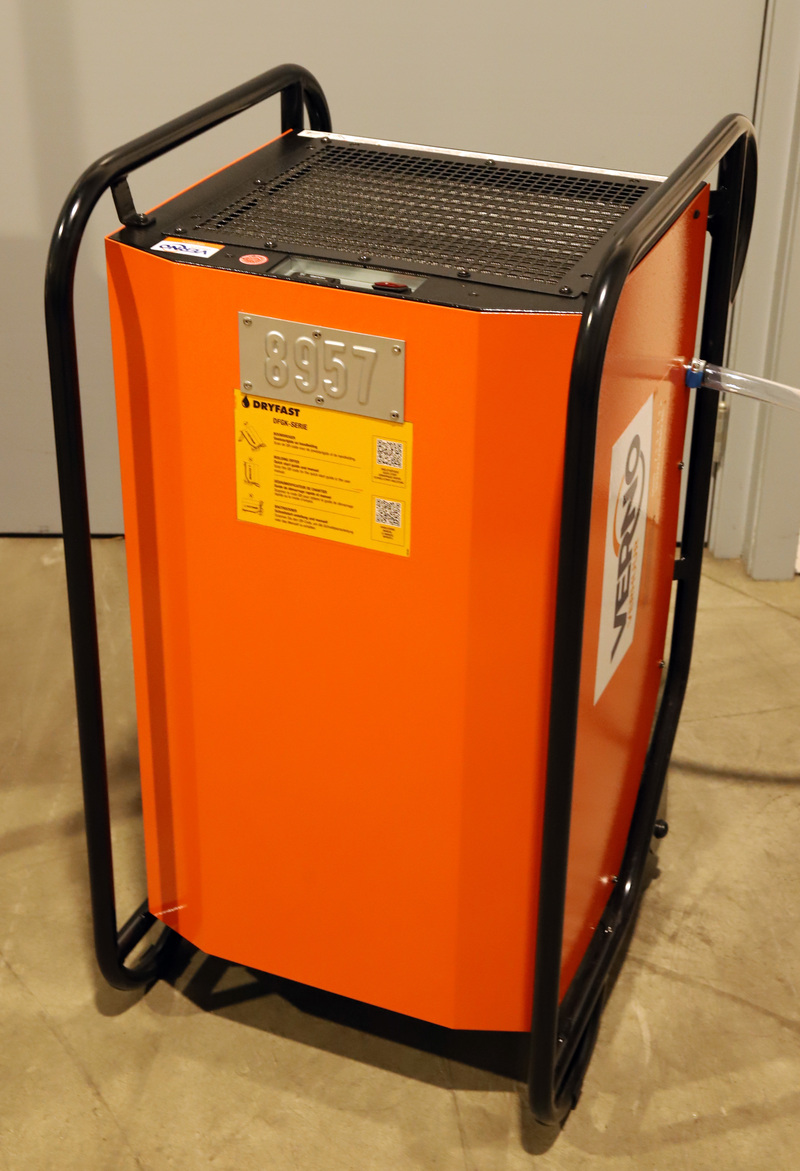 Bouwdroger 230V max. 90 liter/24 uur
